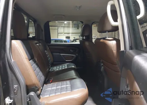 2018 Nissan Titan Platinum Reserve from USA, damaged, VIN 1N6AA1E5XJN506495